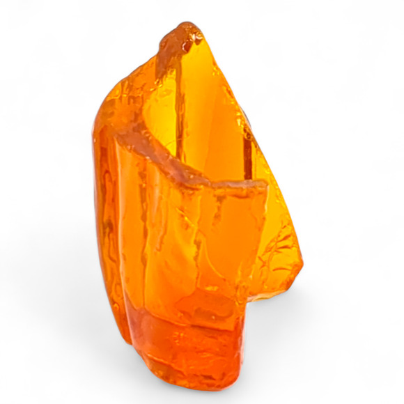 Ruby Amberina Art Glass Cullet Glowing Uranium Slag Glass #4GS86 - Picture 5 of 7